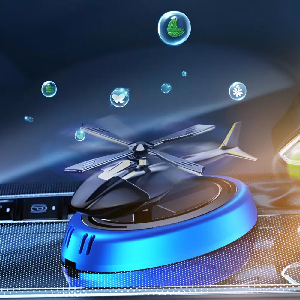 Solar Powered Helicopter Air Freshener