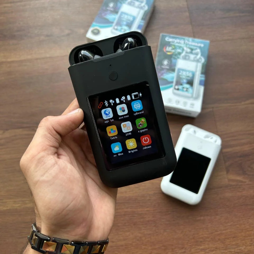 AirPods Pro Max+ — 2.8" HD Screen & 8000mAh Power Bank